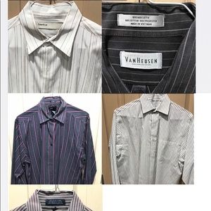 Bundle of 5 men button down shirts
